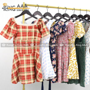 Second-Hand Short Ladies Cotton Dresses