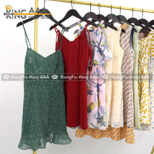 Top A Quality Second-Hand Short Ladies Cotton Dresses