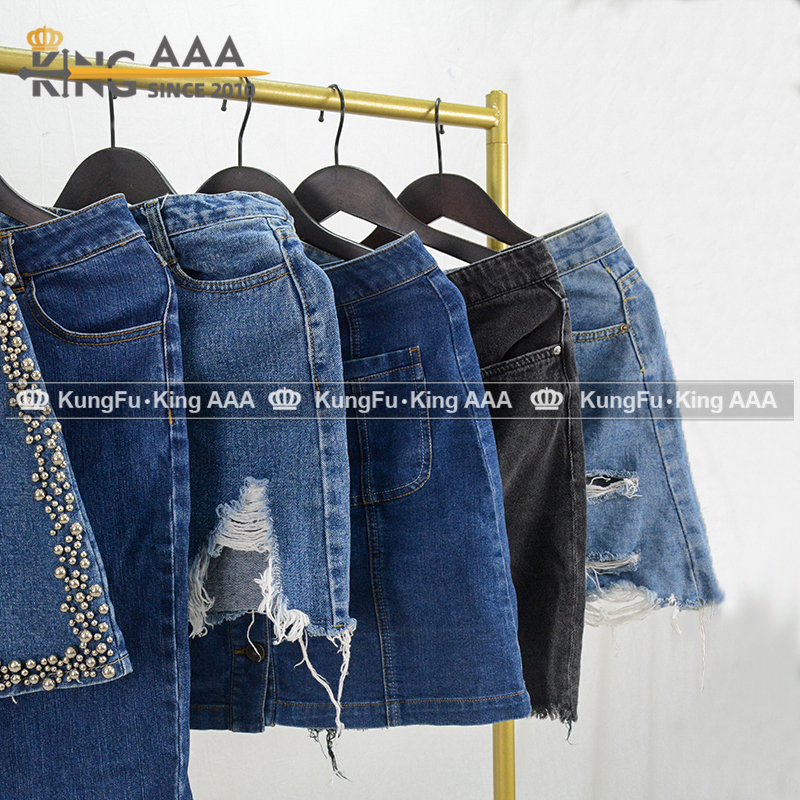 Wholesale Used Women's Denim Mini Skirts - 45kg/Bale, Trusted Supplier for Bulk Orders