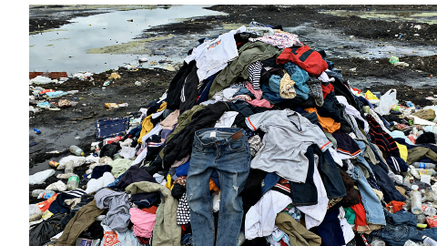 Pollution caused by excessive clothing makes the recycling of second hand clothing an urgent priority